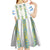 Argentina Football 2024 Kid Short Sleeve Dress The White and Sky Blue - Wonder Print Shop