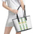 Argentina Football 2024 Leather Tote Bag The White and Sky Blue - Wonder Print Shop