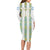 Argentina Football 2024 Long Sleeve Bodycon Dress The White and Sky Blue - Wonder Print Shop
