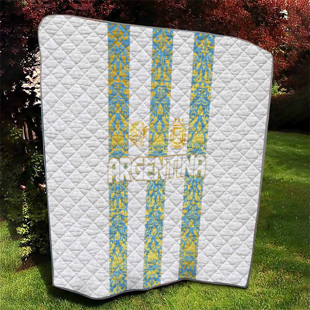 Argentina Football 2024 Quilt The White and Sky Blue - Wonder Print Shop