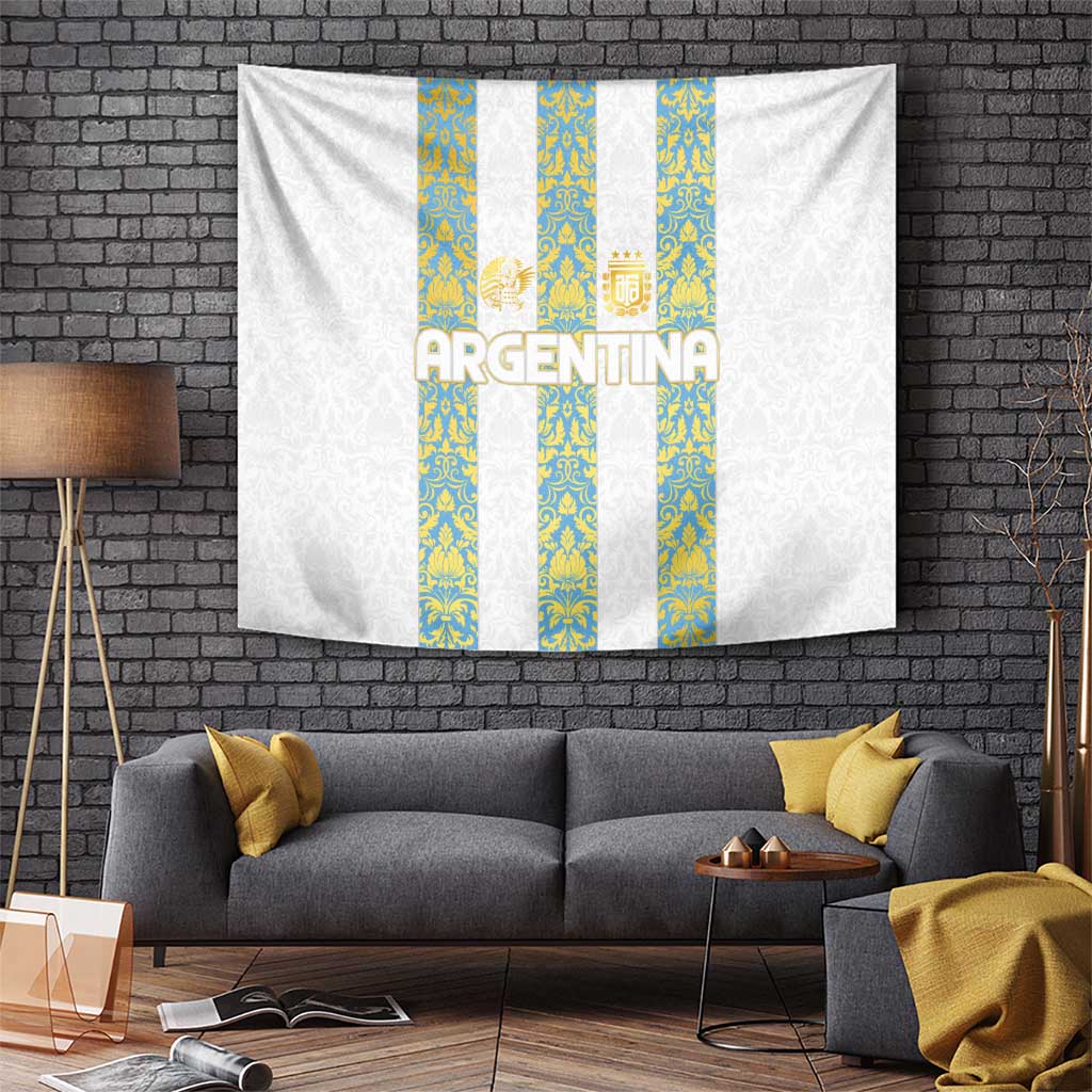 Argentina Football 2024 Tapestry The White and Sky Blue - Wonder Print Shop