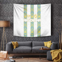 Argentina Football 2024 Tapestry The White and Sky Blue - Wonder Print Shop