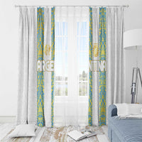 Argentina Football 2024 Window Curtain The White and Sky Blue - Wonder Print Shop