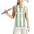 Argentina Football 2024 Women Sleeveless Polo Shirt The White and Sky Blue - Wonder Print Shop