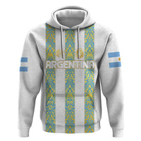 Argentina Football 2024 Zip Hoodie The White and Sky Blue - Wonder Print Shop