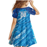 Uruguay Football 2024 Family Matching Mermaid Dress and Hawaiian Shirt The Sky Blue - Wonder Print Shop