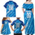 Uruguay Football 2024 Family Matching Off Shoulder Maxi Dress and Hawaiian Shirt The Sky Blue - Wonder Print Shop