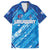 Uruguay Football 2024 Family Matching Off Shoulder Short Dress and Hawaiian Shirt The Sky Blue - Wonder Print Shop