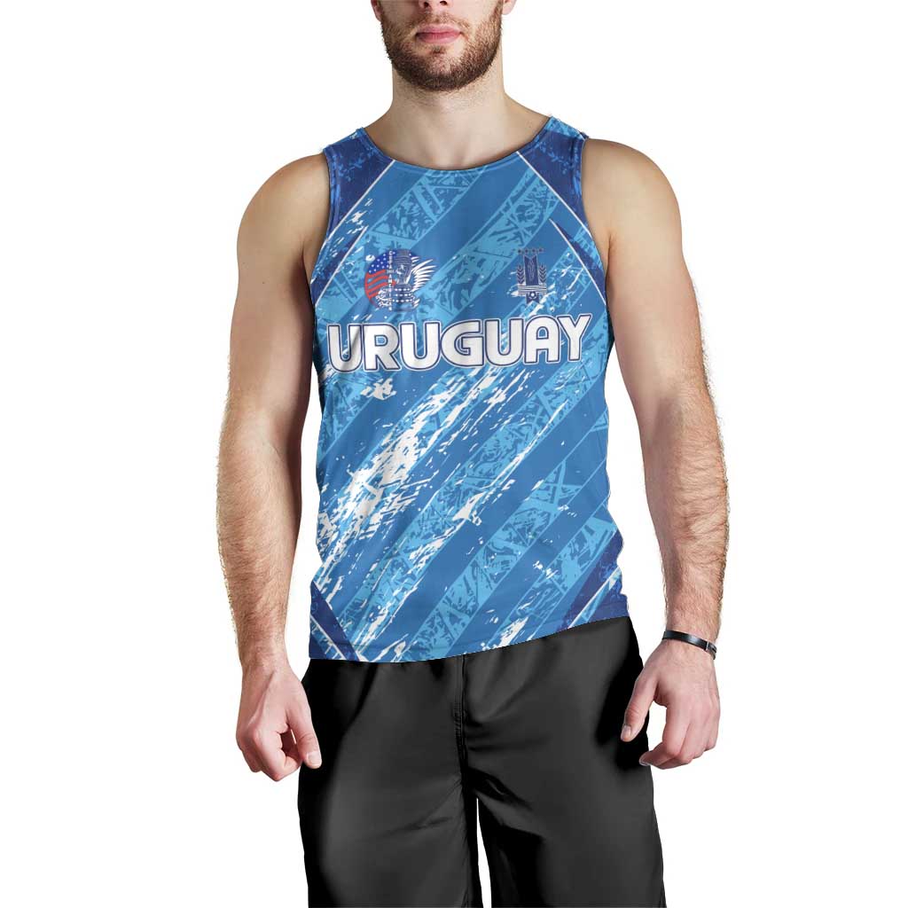 Uruguay Football 2024 Men Tank Top The Sky Blue - Wonder Print Shop