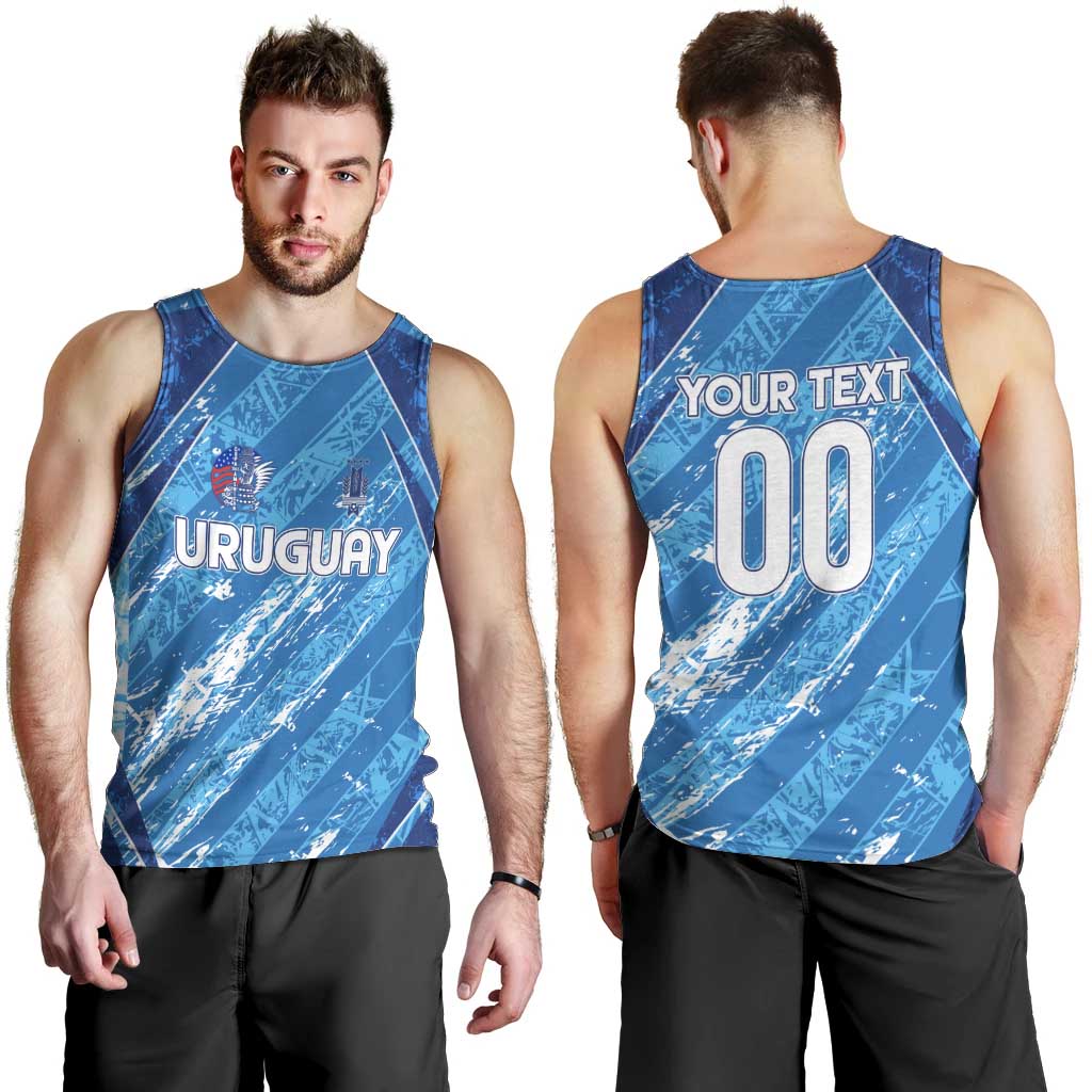 Uruguay Football 2024 Men Tank Top The Sky Blue - Wonder Print Shop