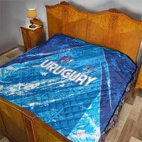 Uruguay Football 2024 Quilt The Sky Blue - Wonder Print Shop
