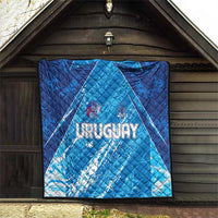 Uruguay Football 2024 Quilt The Sky Blue - Wonder Print Shop