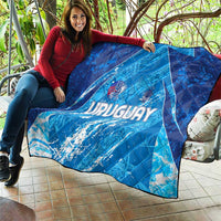 Uruguay Football 2024 Quilt The Sky Blue - Wonder Print Shop