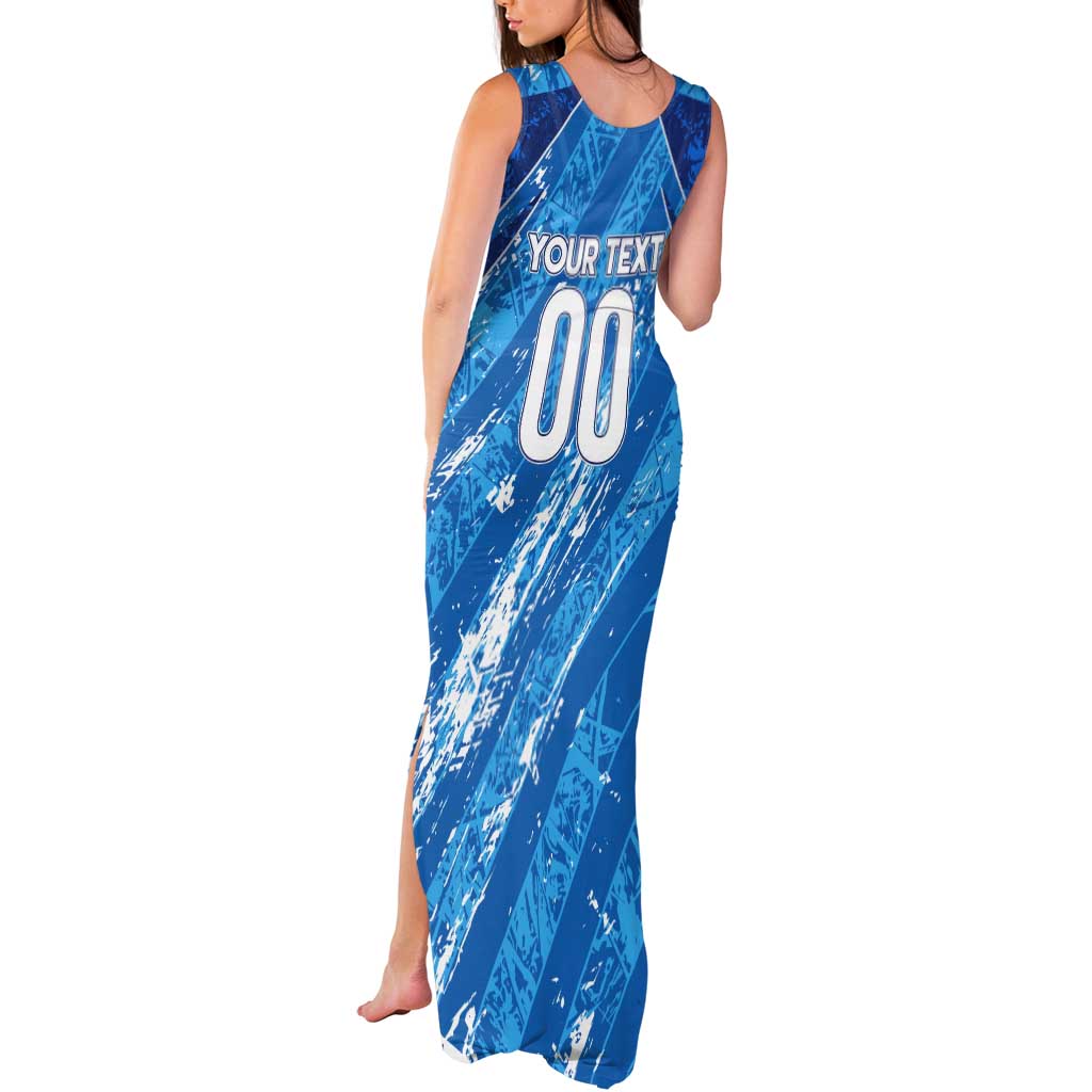 Uruguay Football 2024 Tank Maxi Dress The Sky Blue - Wonder Print Shop