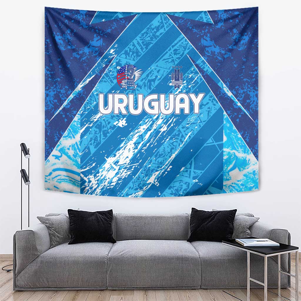 Uruguay Football 2024 Tapestry The Sky Blue - Wonder Print Shop