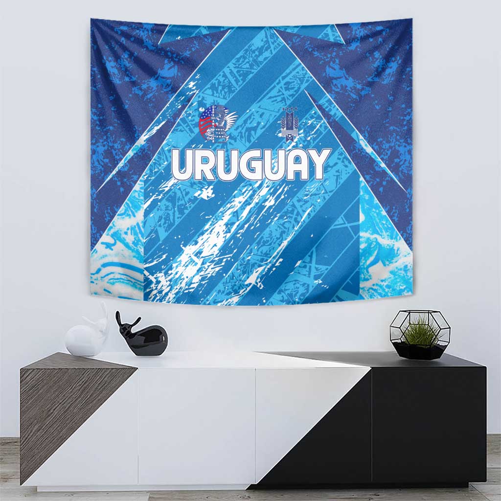 Uruguay Football 2024 Tapestry The Sky Blue - Wonder Print Shop