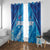 Uruguay Football 2024 Window Curtain The Sky Blue - Wonder Print Shop