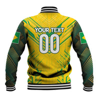 Brazil Football 2024 Baseball Jacket Selecao Bright Yellow - Wonder Print Shop