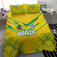 Brazil Football 2024 Bedding Set Selecao Bright Yellow - Wonder Print Shop