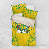 Brazil Football 2024 Bedding Set Selecao Bright Yellow - Wonder Print Shop