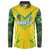 Brazil Football 2024 Button Sweatshirt Selecao Bright Yellow - Wonder Print Shop