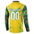 Brazil Football 2024 Button Sweatshirt Selecao Bright Yellow - Wonder Print Shop