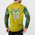 Brazil Football 2024 Button Sweatshirt Selecao Bright Yellow - Wonder Print Shop