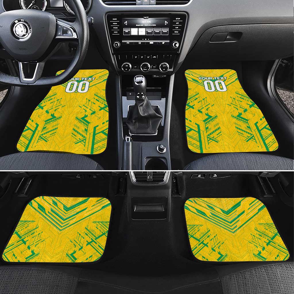 Brazil Football 2024 Car Mats Selecao Bright Yellow - Wonder Print Shop
