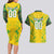 Brazil Football 2024 Couples Matching Long Sleeve Bodycon Dress and Hawaiian Shirt Selecao Bright Yellow - Wonder Print Shop