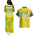 Brazil Football 2024 Couples Matching Puletasi and Hawaiian Shirt Selecao Bright Yellow - Wonder Print Shop