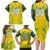 Brazil Football 2024 Family Matching Long Sleeve Bodycon Dress and Hawaiian Shirt Selecao Bright Yellow - Wonder Print Shop