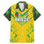 Brazil Football 2024 Family Matching Mermaid Dress and Hawaiian Shirt Selecao Bright Yellow - Wonder Print Shop