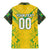 Brazil Football 2024 Family Matching Mermaid Dress and Hawaiian Shirt Selecao Bright Yellow - Wonder Print Shop