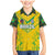Brazil Football 2024 Family Matching Mermaid Dress and Hawaiian Shirt Selecao Bright Yellow - Wonder Print Shop