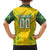 Brazil Football 2024 Family Matching Off The Shoulder Long Sleeve Dress and Hawaiian Shirt Selecao Bright Yellow - Wonder Print Shop
