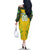 Brazil Football 2024 Family Matching Off The Shoulder Long Sleeve Dress and Hawaiian Shirt Selecao Bright Yellow - Wonder Print Shop