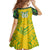Brazil Football 2024 Family Matching Off Shoulder Maxi Dress and Hawaiian Shirt Selecao Bright Yellow - Wonder Print Shop