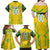 Brazil Football 2024 Family Matching Off Shoulder Maxi Dress and Hawaiian Shirt Selecao Bright Yellow - Wonder Print Shop