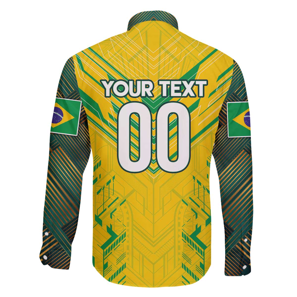 Brazil Football 2024 Family Matching Puletasi and Hawaiian Shirt Selecao Bright Yellow - Wonder Print Shop