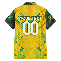 Brazil Football 2024 Family Matching Tank Maxi Dress and Hawaiian Shirt Selecao Bright Yellow - Wonder Print Shop