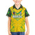 Brazil Football 2024 Family Matching Tank Maxi Dress and Hawaiian Shirt Selecao Bright Yellow - Wonder Print Shop