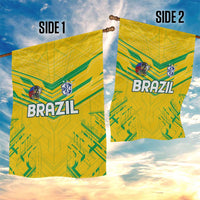 Brazil Football 2024 Garden Flag Selecao Bright Yellow - Wonder Print Shop