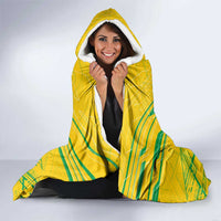 Brazil Football 2024 Hooded Blanket Selecao Bright Yellow