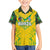 Brazil Football 2024 Kid Hawaiian Shirt Selecao Bright Yellow - Wonder Print Shop