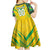Brazil Football 2024 Kid Short Sleeve Dress Selecao Bright Yellow - Wonder Print Shop