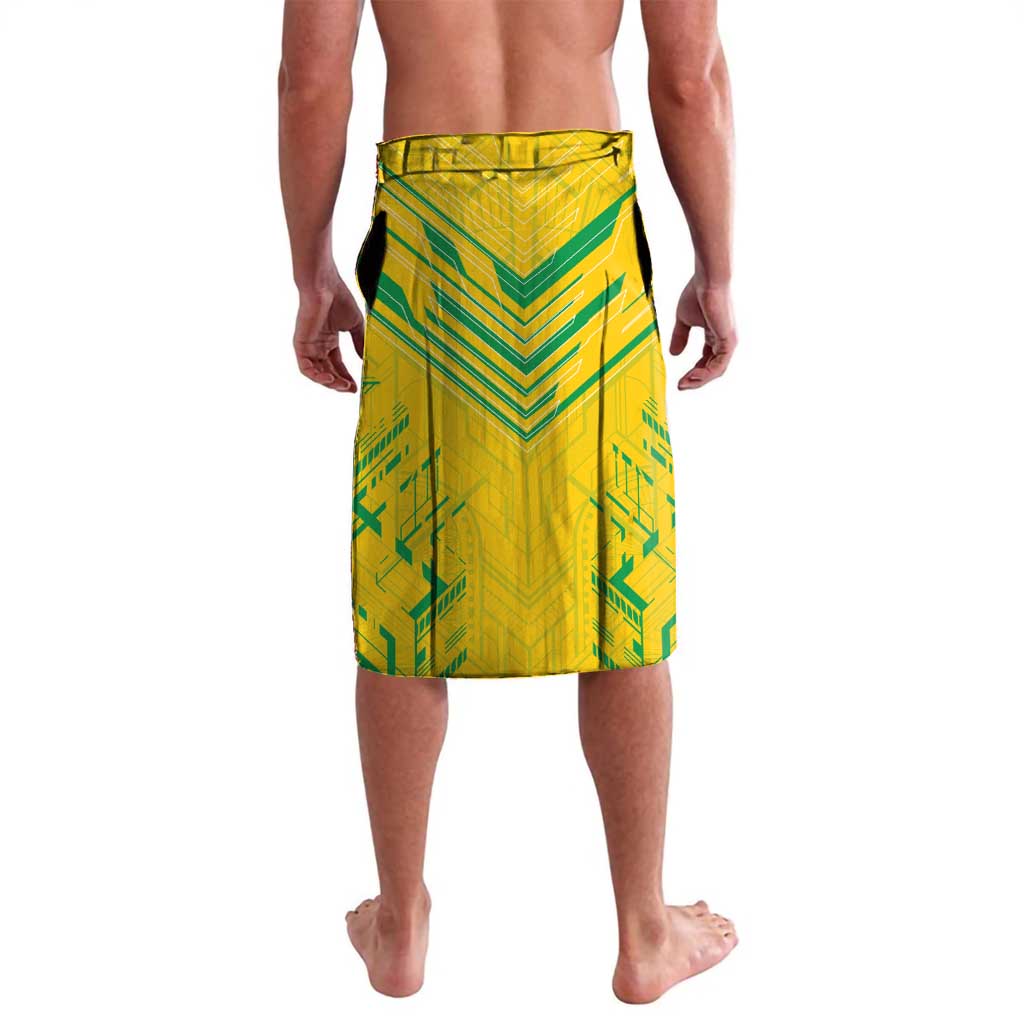 Brazil Football 2024 Lavalava Selecao Bright Yellow - Wonder Print Shop
