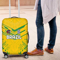 Brazil Football 2024 Luggage Cover Selecao Bright Yellow - Wonder Print Shop