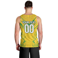 Brazil Football 2024 Men Tank Top Selecao Bright Yellow - Wonder Print Shop