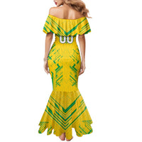 Brazil Football 2024 Mermaid Dress Selecao Bright Yellow - Wonder Print Shop