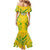 Brazil Football 2024 Mermaid Dress Selecao Bright Yellow - Wonder Print Shop